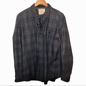 Weatherproof Vintage Men’s plaid button down shirt Size XL